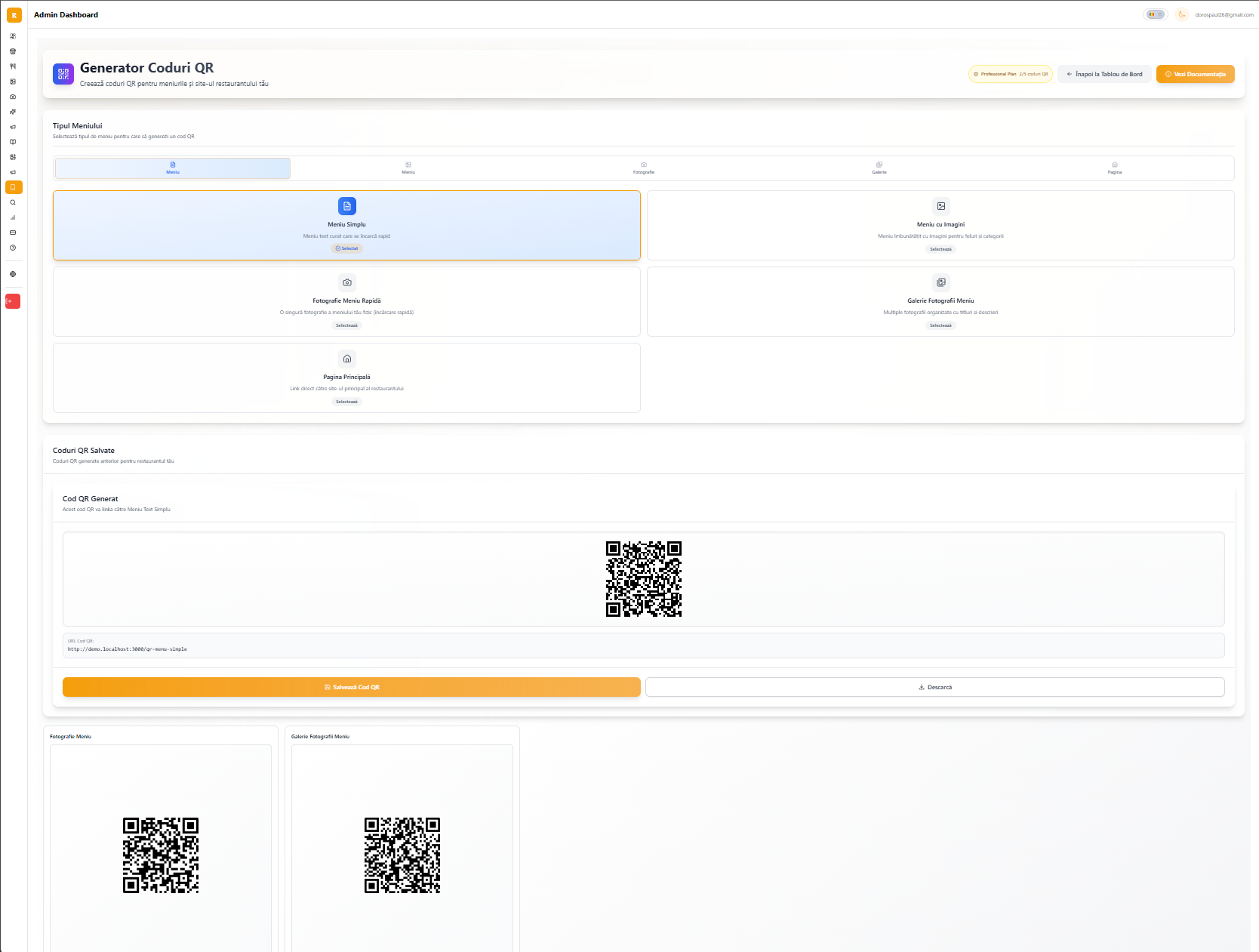 QR Menu